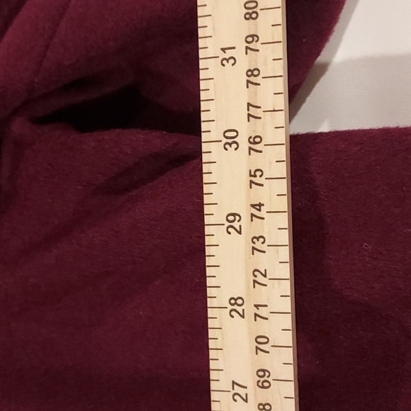 New Jessica LONDON Long wool blend coat detachable collar sz 4X 32W - Picture 6 of 15